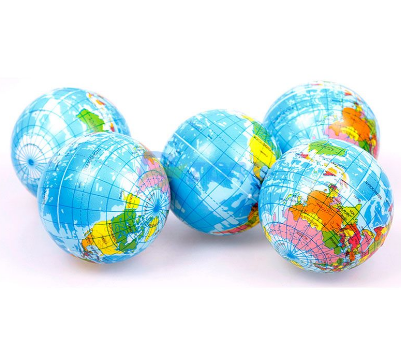 Stress Ball Ideas | World Map Stress Ball - 4 